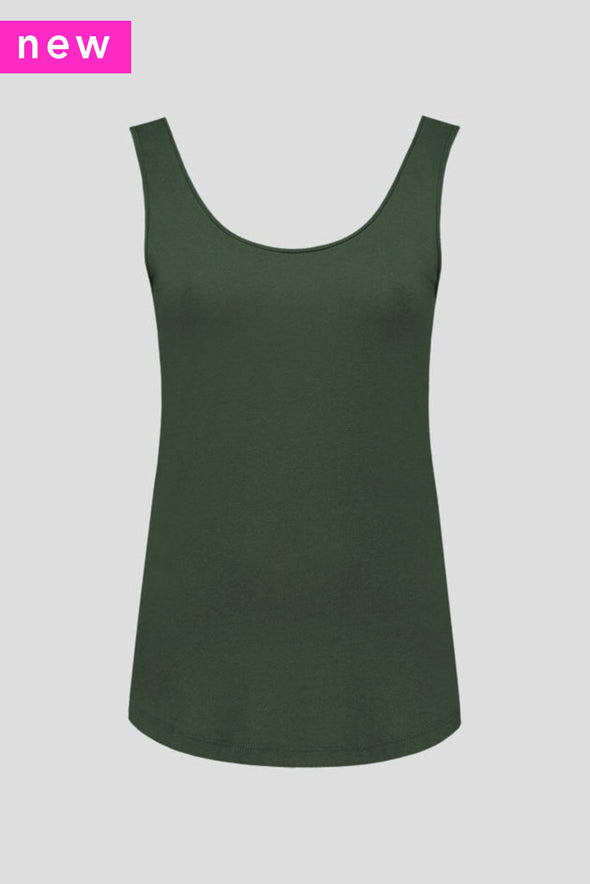 Green, Black, Ash XS 3-pack luxe women bamboo singlets