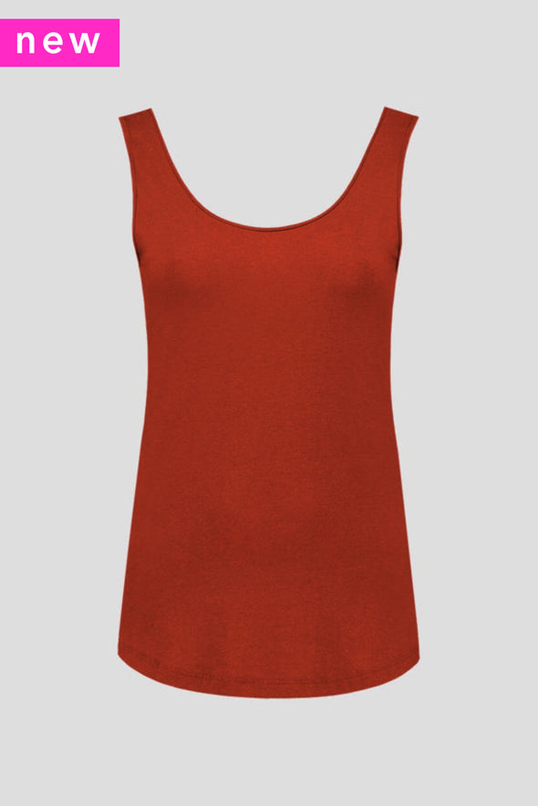 Red, Ash, White S 3-pack luxe women bamboo singlets