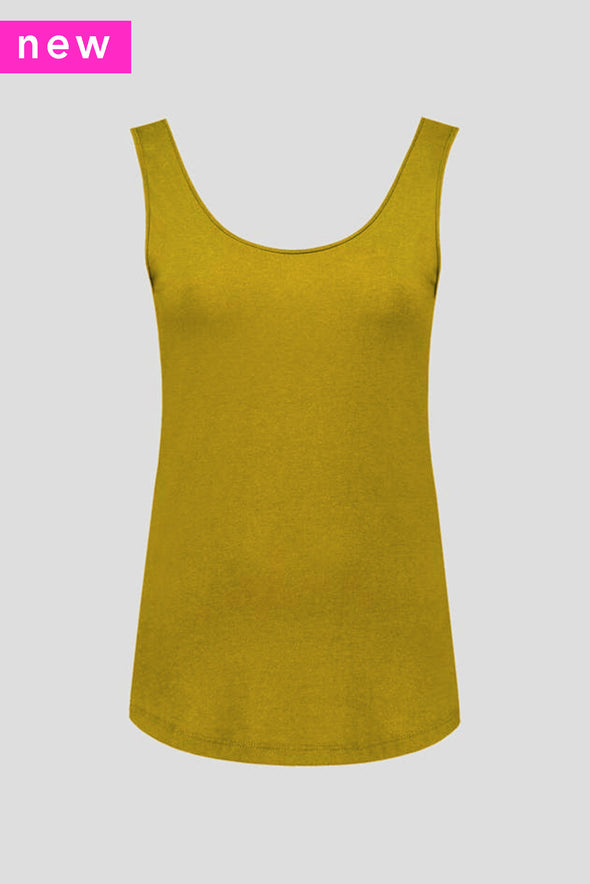 Yellow, Navy, Blue L 3-pack luxe women bamboo singlets