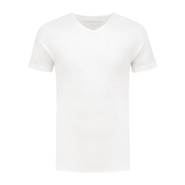 nooboo luxe bamboo v-neck t-shirt 185 gram